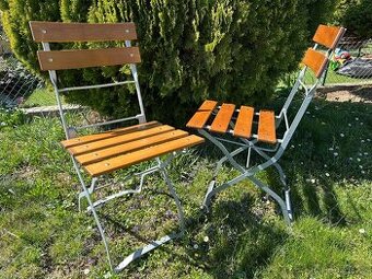 Pivní židle a stoly, PROFI kvalita 24ks židlí, 5ks stůl