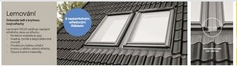 Velux okna - 2 ks včetně lemování a parotěsu