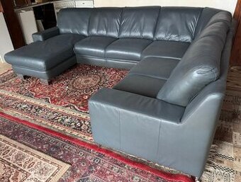 Kožená sedací souprava do U, 5210