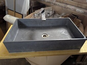 Umyvadlo na desku SAT Cemento 64x36,5