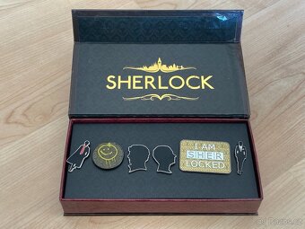 Sherlock Holmes 221B sada nová brože Cumberbatch