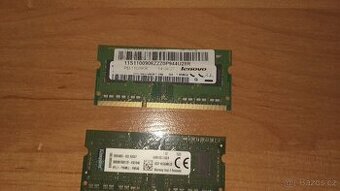 2x 4 GB RAM DDR3 SODIMM 1600 MHz (800 MHz) 11CL 1,35-1,5 V