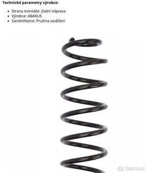 pružiny zadni 1K0 411 105