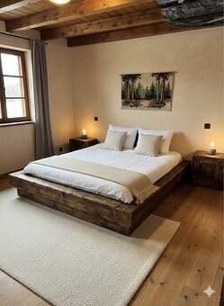 Trámová postel 180x200