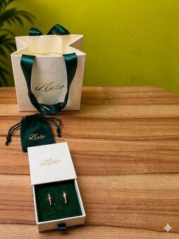 Prodám náušnice z růžového zlata