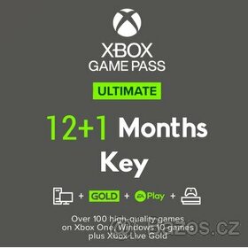 Xbox pass ultimate  12 mesiacov+ 1mesaic