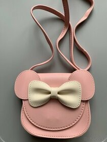 Nová kožená světle růžová dětská kabelka Minnie - 1