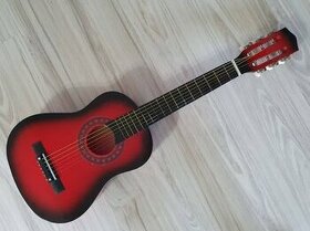 Dětská akustická kytara-vínová 78cm, cena: 950kč
