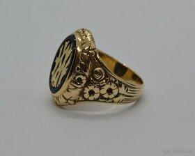Zlatý pánský  prsten  4 - 1