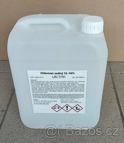 Chlornan sodný - tekutý chlor do bazénu 5 litrů