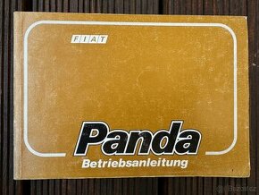 FIAT PANDA originalni návod k obsluze a údržbě