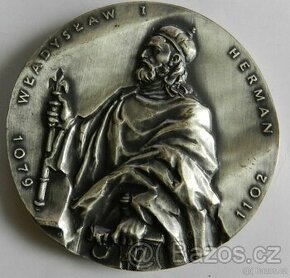 medaila z kráľovskej série koszalinskej  Władysław I Herman,