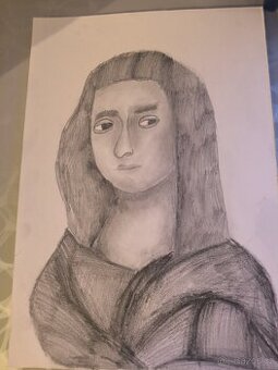 Mona lisa TVRDÝ PAPÍR A3