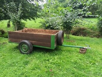 Přívěsný vozík za auto/traktor/čtyřkolku bez TP