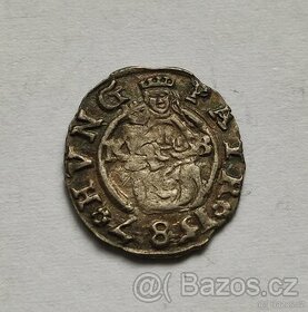 RUDOLF II Denár 1587 KB - 1