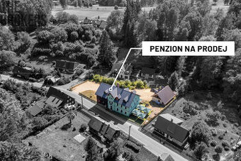 Prodej zavedeného penzionu, Heřmanice pod Ještědí, Lužické h - 1