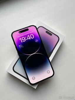 iphone 14 pro 128gb (Deep Purple) + 3 kryty & ochranné sklo