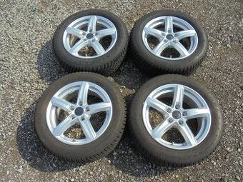 PRODÁM SADU ALU KOLA 5x112 R16 ET46 S PNEU 205/55 R16
