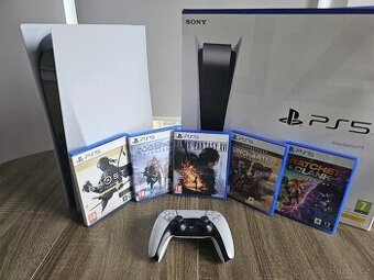 Prodám Playstation 5 + hry