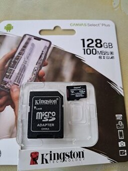 Paměťová karta Kingston MicroSDXC 128GB