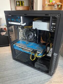 Herní PC 3. ryzen 5 3400G 16GB DDR4 NVMe 250GB RX580 8GB