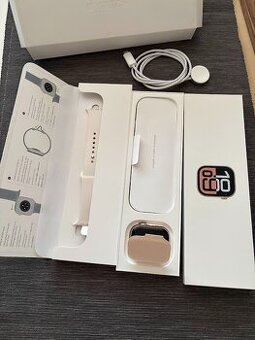 Apple Watch Series 10 GPS 46mm růžově zlatý hliník