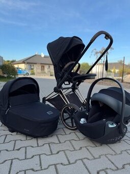 CYBEX Platinum Priam Rosegold/Sepia Black + autosedačka
