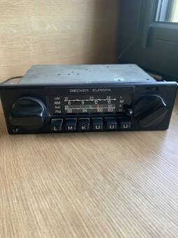Prodám autorádio BECKER EUROPA model 463, stav viz foto.