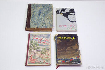 4x Kniha - Romány, válečná liter. a kniha pro děti