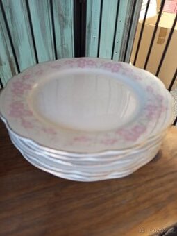 Talíře porcelán 6 kusů