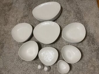 Jídelní souprava HARUKI - Talíře, misky atd. 26ks