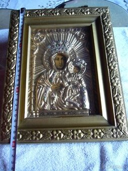 KRÁSNÁ IKONA V PĚKNÉM RÁMEČKU - 1
