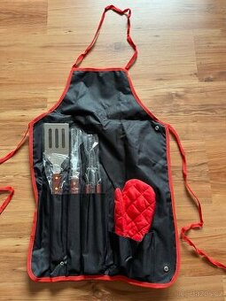 BBQ set, černá. Nové