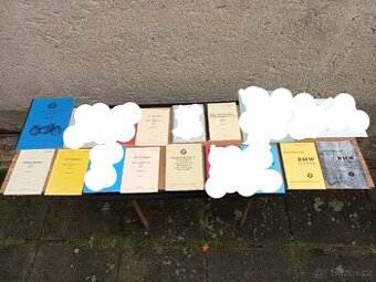 BMW r12, r17, r75, R35 atd - seznamy dílů, manuály atd