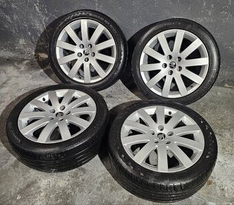 Originál alu disky Škoda 5x112 R17 letní