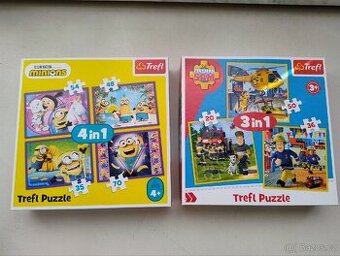 Prodám puzzle Trefl 4in 1 , 3+