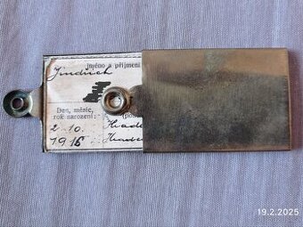 Armádní známka, ORIGINÁL, meziválečná ČSR, 1.republika