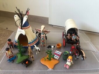 Playmobil indiánský osada s totemem