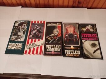 Retro brožury 70.–80. léta – Historické motocykly a Veteráni