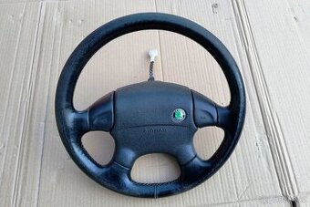 Volant kožený Škoda Felicia Sportline čtyřramenný + airbag