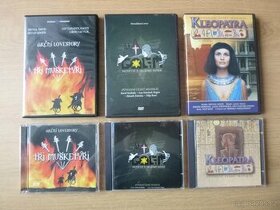 cd+dvd TRI MUSKETYRI, GOLEM, KLEOPATRA muzikaly