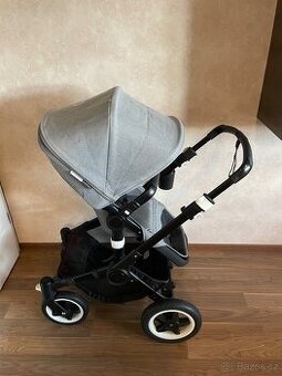 Kočárek Bugaboo Buffalo Classic Gray Melange s kompletní výb