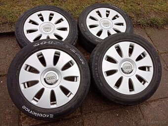 Obutá Alu kola 16ky 5x112 AUDI VW ŠKODA SEAT - dobírka možná