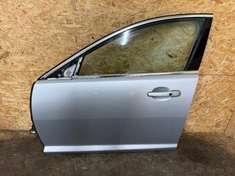 KOMPLETNÍ LEVÉ PŘEDNÍ DVEŘE JAGUAR XF STŘÍBRNÁ MEE