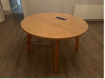 prodám kulatý stůl 100 cm dýha DUM nohy masiv