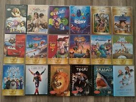 DVD filmy, dokumenty, pohádky a CD hudba original - 1