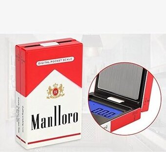 Digitální váha v podobě cigaret