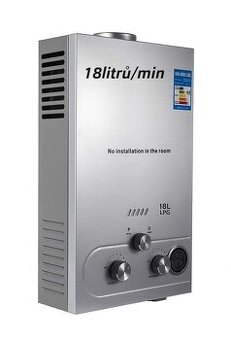 Kempingový průtokový ohřívač vody 6; 8; 10; 12; 16; 18l/min