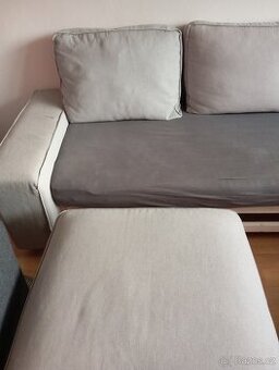 Ikea Kivik potah 2 místné pohovky šedá - 1
