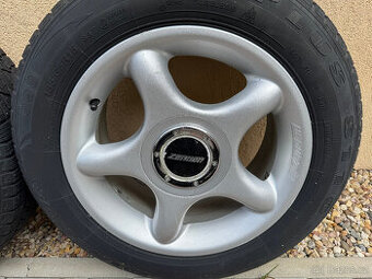 Alu kola Zender 15" 4x100, 7Jx15 ET35, zimní pneu 185/65/15